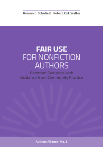 Cover of Fair Use for Nonfiction Authors