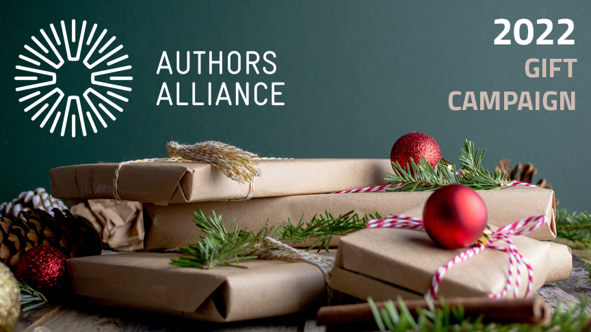 Please Support Authors Alliance This Holiday Season!