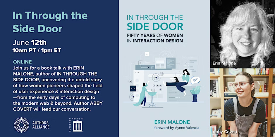 flyer for our June Book Talk