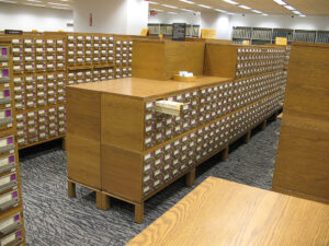 a room full of copyright files in the library of congress