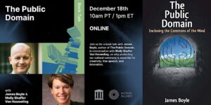 Flyer for the book talk